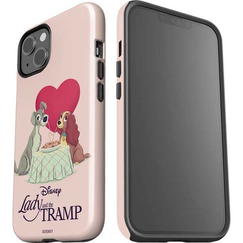 Disney Lady & The Tramp Spaghetti Dinner iPhone 15 Impact Case